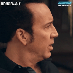 Inconceivable Startled Nicolas Cage Blank Stare GIF