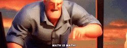 Incredibles Bob Parr Math Is Math GIF