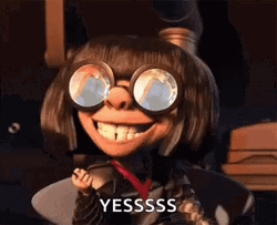 Incredibles Edna "E" Mode Yes GIF