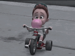 Incredibles Popped Gum Shocked Kid GIF