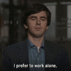Independent Doctor Murphy Prefer To Work Alone GIF
