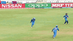 India Cricket Player High Five GIF
