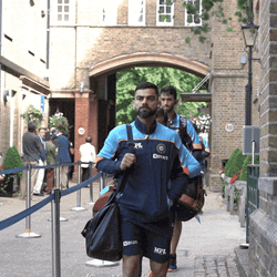 India Cricket Virat Slow Motion Walk GIF