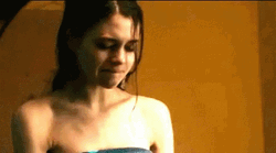 India Eisley Tearing Up GIF