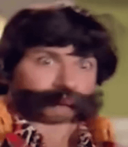 Indian Actor Rajkumar Ugly Mustache GIF