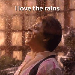 Indian Actor Shah Rukh Khan Loves Monsoon Season GIF