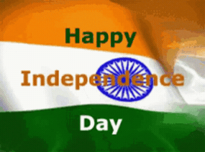 Indian Flag Happy Independence Day GIF
