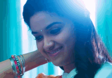 Indian Girl Feeling Shy GIF