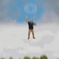 Indian Guy Superhero Landed GIF
