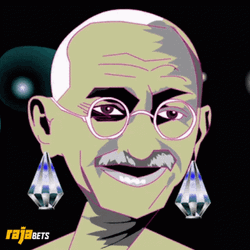 Indian Mahatma Gandhi Animated Art GIF Indian Mahatma Gandhi Animated Art GIF