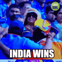 Indian Wins In Crickets Meme Game GIF