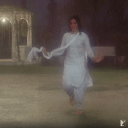 Indian Woman Silly Dance Moves In Monsoon Rain GIF