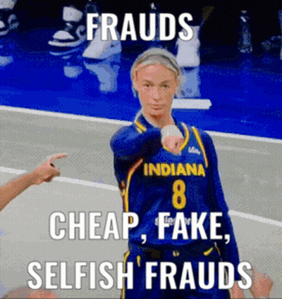Indiana Female Basketball Player Pointing At Camera GIF