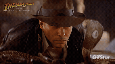 Indiana Jones And The Last Crusade Poster Man In Hat GIF