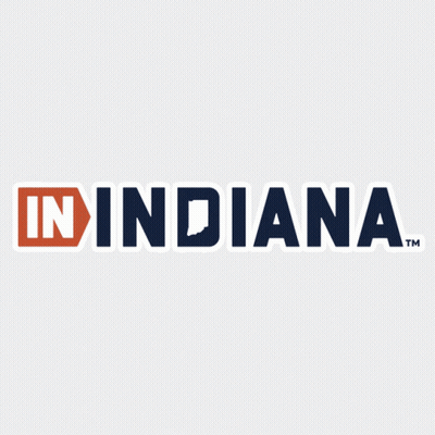 Indiana Logo On Gray Background GIF