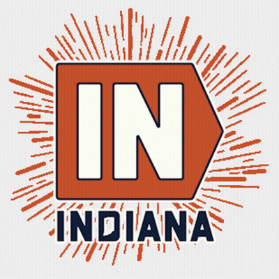 Indiana Logo With Left Arrow GIF