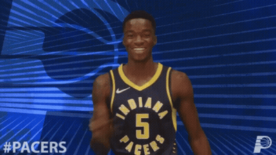 Indiana Pacers Basketball Player Smiling Thumbs Up GIF