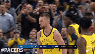 Indiana Pacers Vs 76Ers Basketball Game GIF
