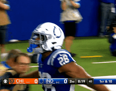 Indianapolis Colts Playing Chicago Bears GIF