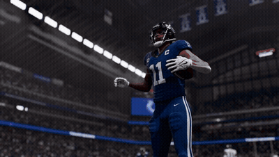 Indianapolis Colts Touchdown Advertisement With Football Player GIF