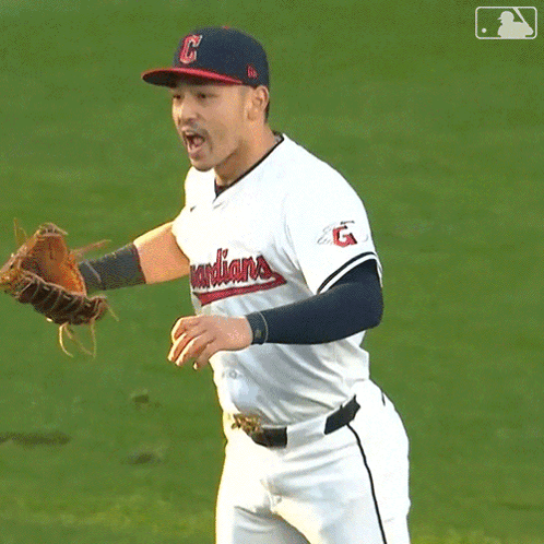 Indians Baseball Player Yelling GIF