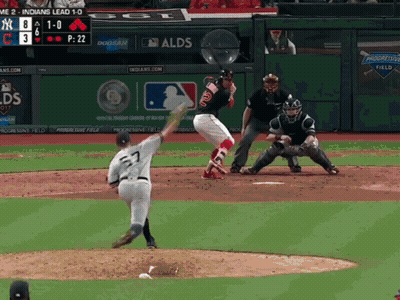 Indians Vs Yankees Baseball Game GIF