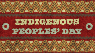 Indigenous Peoples Day Knitted Background GIF