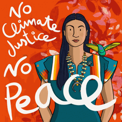 Indigenous Woman Campaign Climate Change Justice GIF