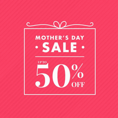 Indique Hair Mother's Day Sale Sign GIF