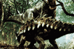 Indominus Rex Beat Up Ankylosaurus GIF