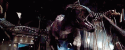 Indominus Rex Scaring People GIF
