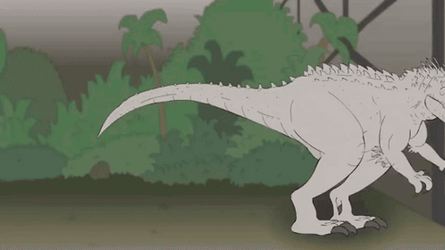 Indominus Rex Scratching The Wall GIF