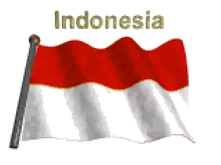 Indonesia Flag With Text Sticker