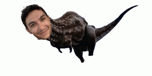 Indoraptor Edited Head Replaced By Man GIF