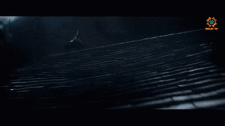 Indoraptor Roaring On Rooftop GIF