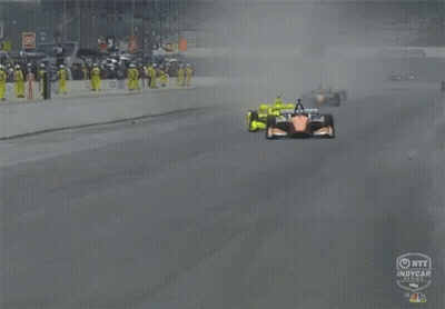 Indycar Race On NBC GIF
