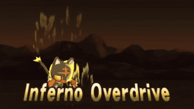 Inferno Overdrive Poster Fire From Sky GIF