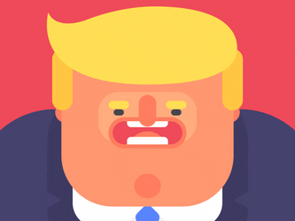 Infinite Animated Donald Trump GIF