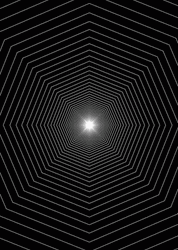Infinite Digital Hex Optical Illusions GIF