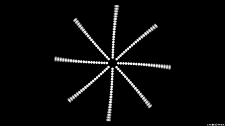 Infinite Loop Abstract Dotted Shape Design GIF