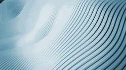 Infinite Loop Abstract Parametric Wave White GIF