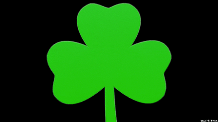 Infinite Loop Green Clover GIF