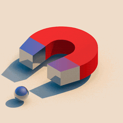 Infinite Loop Magnetic Bar Icon GIF