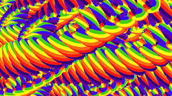 Infinite Loop Trippy Wave Purple GIF