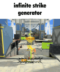 Infinite Strike Generator Triple Inkstrike Splatoon GIF