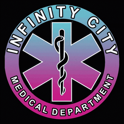 Infinity City Medical Department Logo GIF