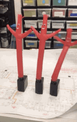 Inflatable Tube Men Chaotic Movements GIF