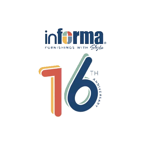 Informa Furnishings 16Th Anniversary Celebration Sticker