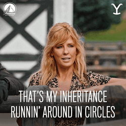 Inheritance Around In Circles Beth Dutton GIF