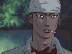 Initial D Kyouichi Sudoui Showing Weapon GIF